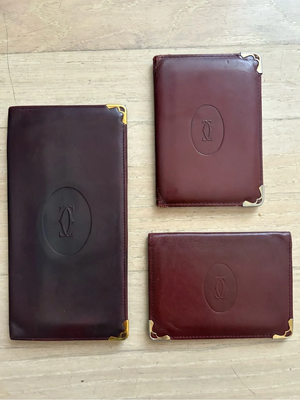 RESELLER LUX SMALL LEATHER GOODs 3 PACK - Cartier Bi Fold Wallets NO OFFERS